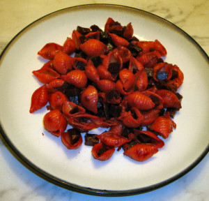 Pasta with rubies (beets) is beautiful and healthy!