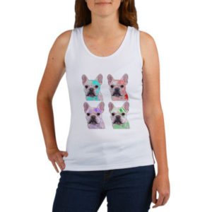 Tank top with Plasticized Ted graphic design