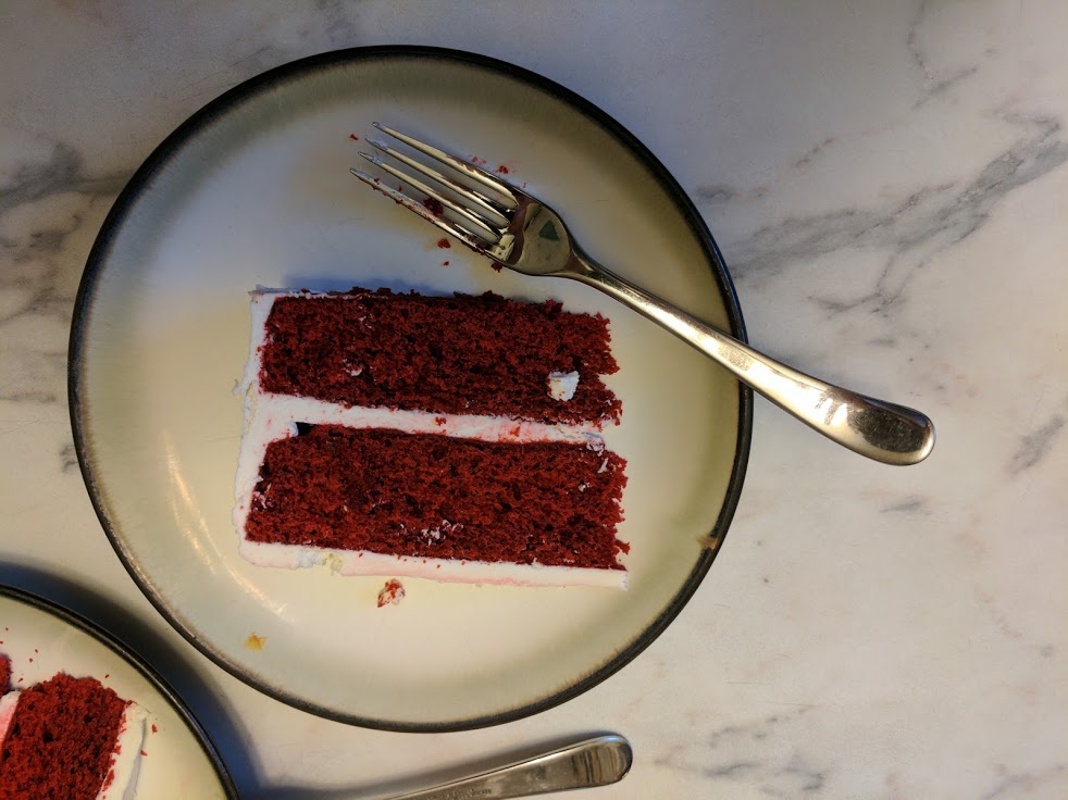 Everything - yes, even red velvet cake - is OK in moderation.